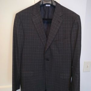 Brioni Charcoal Glen Plaid Suit